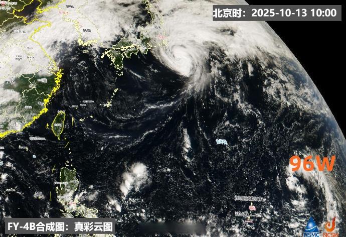 【24号台风要来了】台风海神将生成目前，太平洋深处有个台风胚胎96W在发展，这