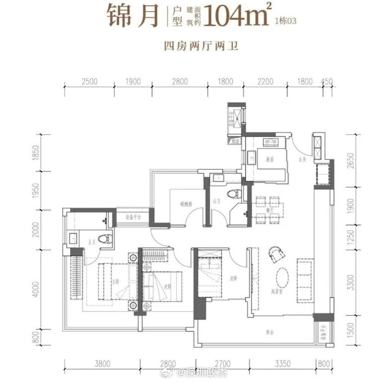 宝安沙井新盘绿城锦和玉鸣府价格出来了，单价4.4万-5万。总价375万买89平3
