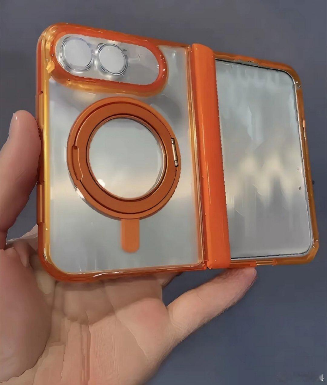 苹果折叠屏的手机壳已经曝光了，这种形态的折叠屏，国产厂商一定会跟进。