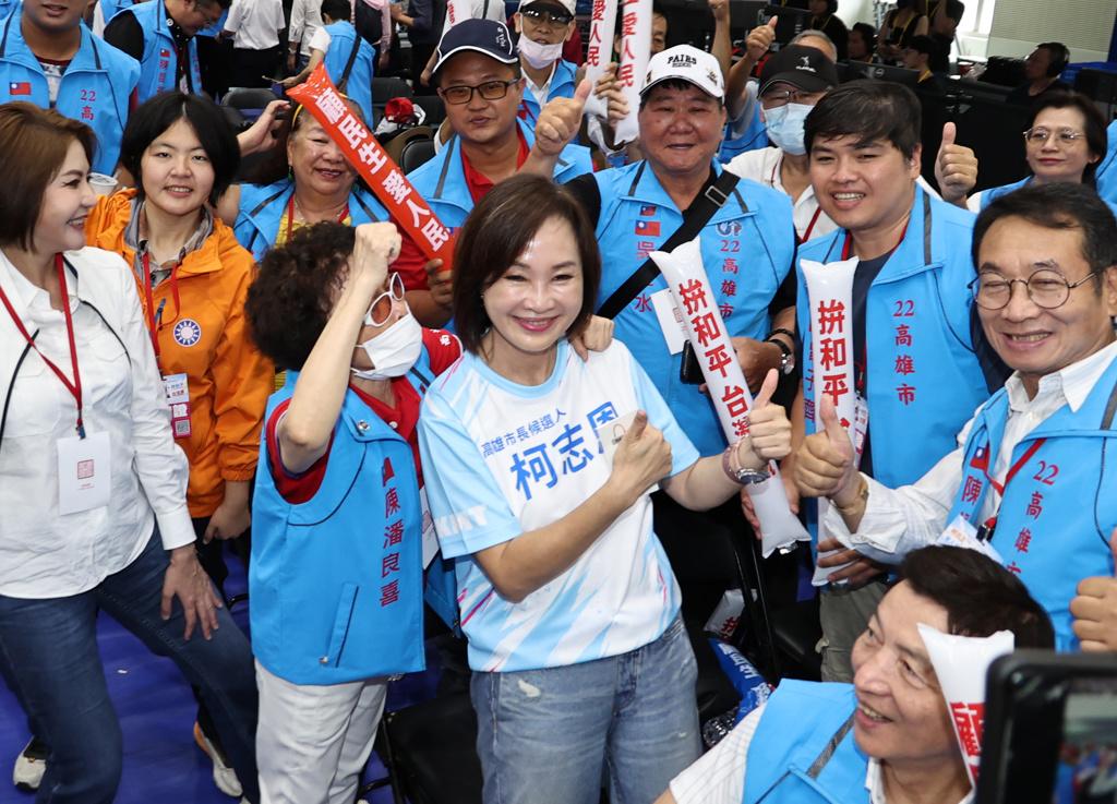 柯志恩支持度紧咬赖瑞隆，洪孟楷：太不容易了2026年高雄市长选举激战正酣，最新