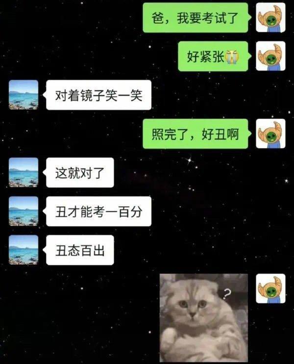 丑才能考一百分