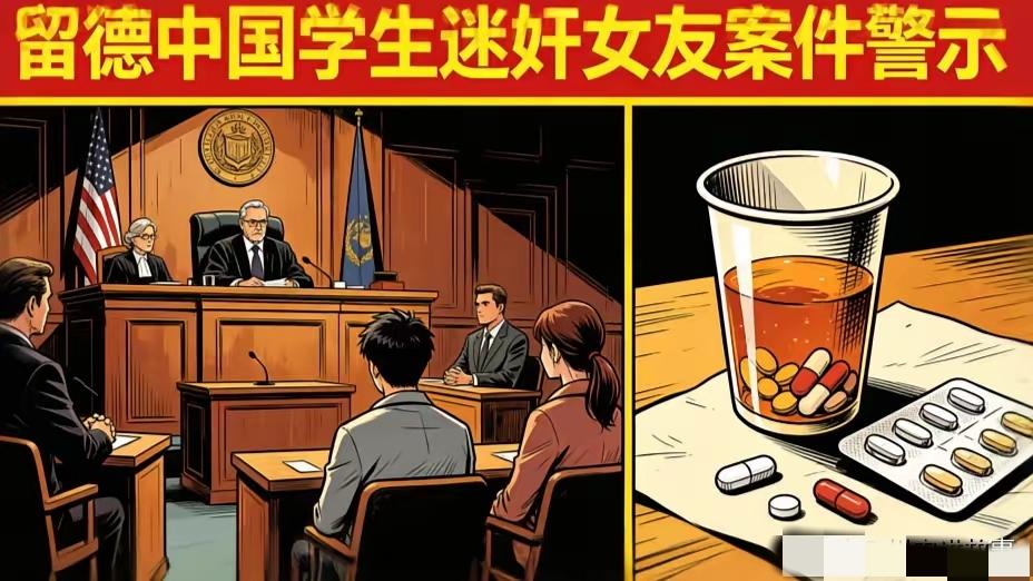 太恶心！28岁中国留德男生，把女友当成猎物，下药超标5-10倍，迷晕后性侵还全程