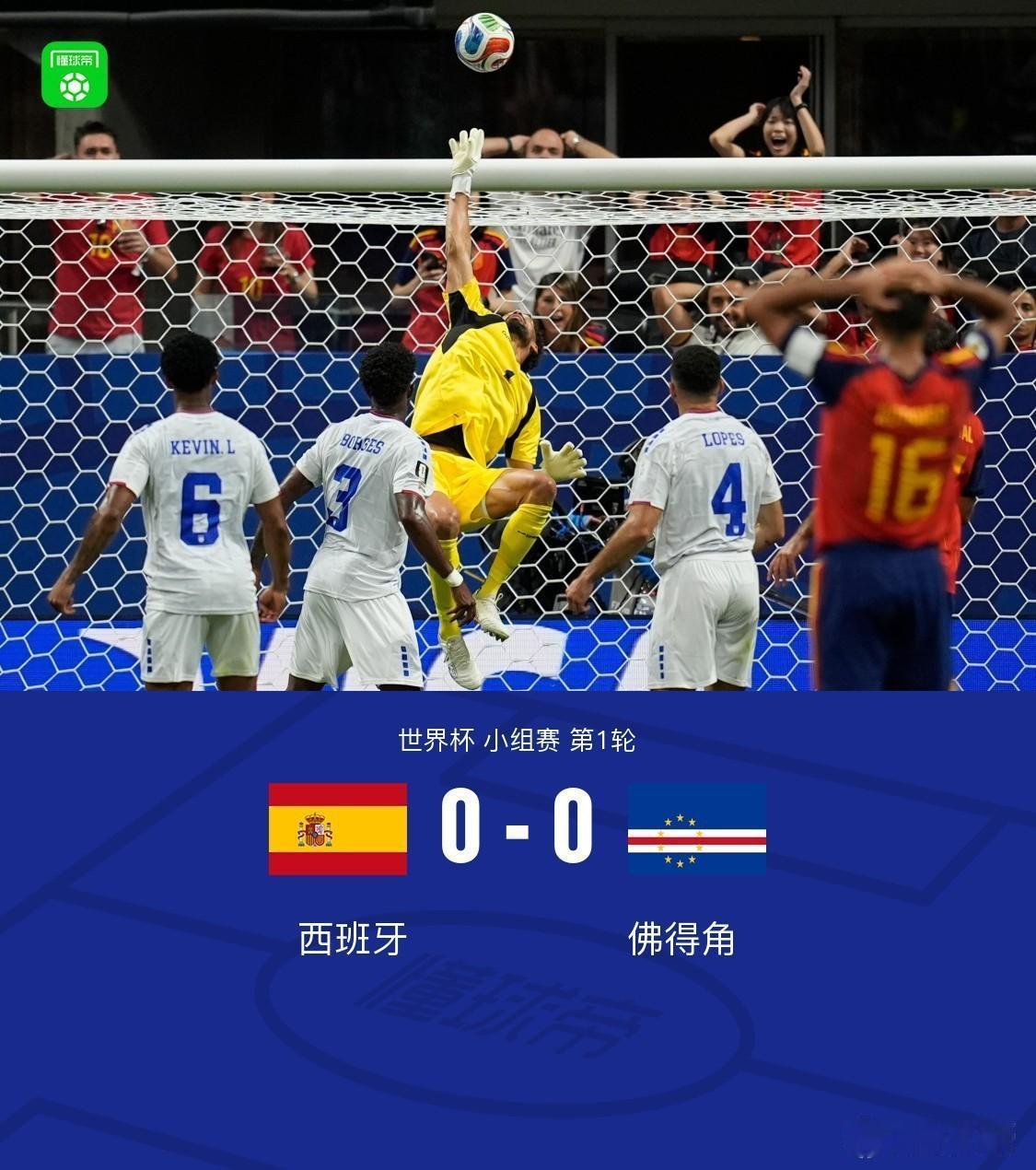 世界杯开赛以来最大的冷门出现了，本来以为：西班牙，顶级强队，全队身价10多亿；