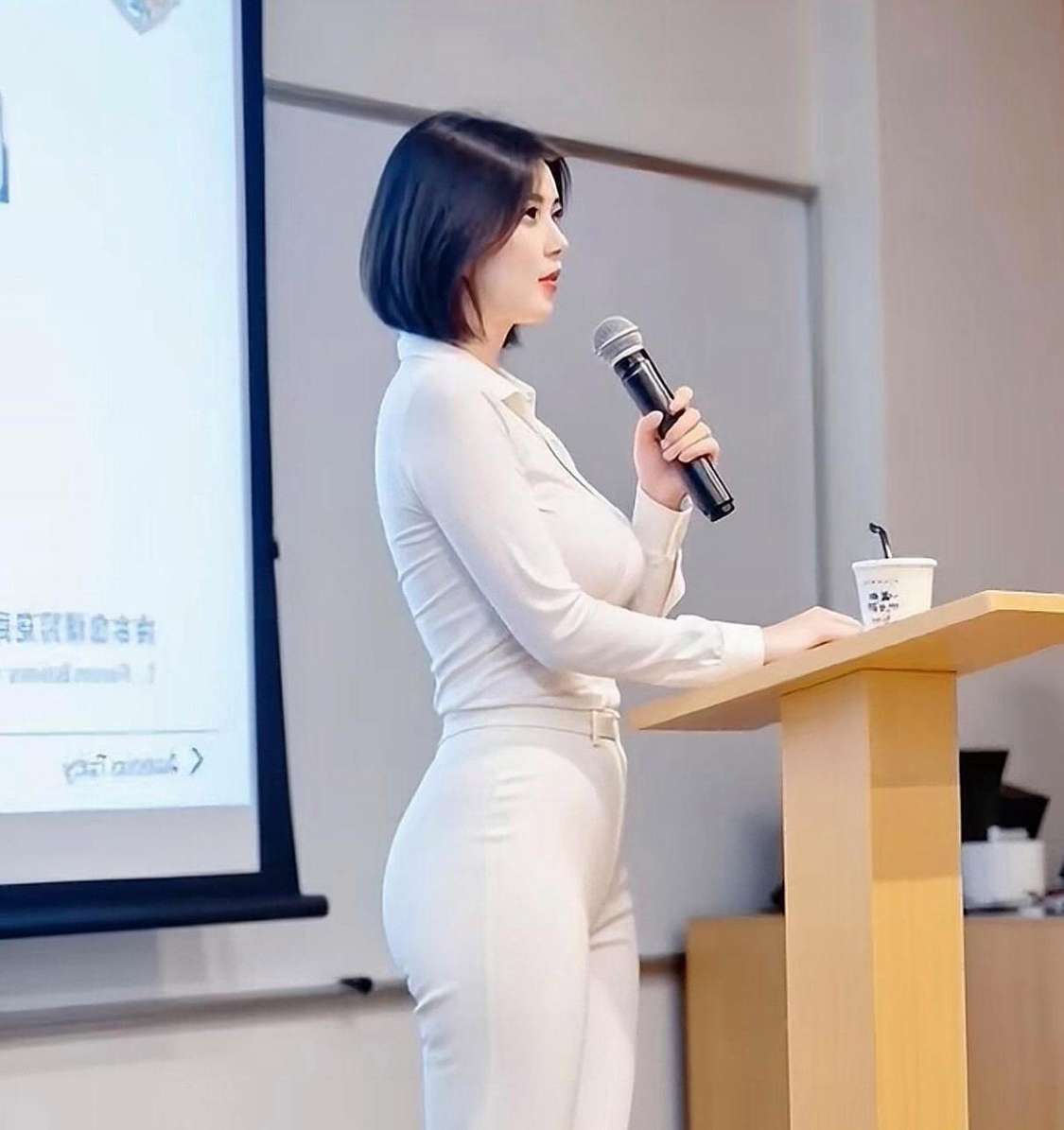 今天这个报告听着，一点都不困。
