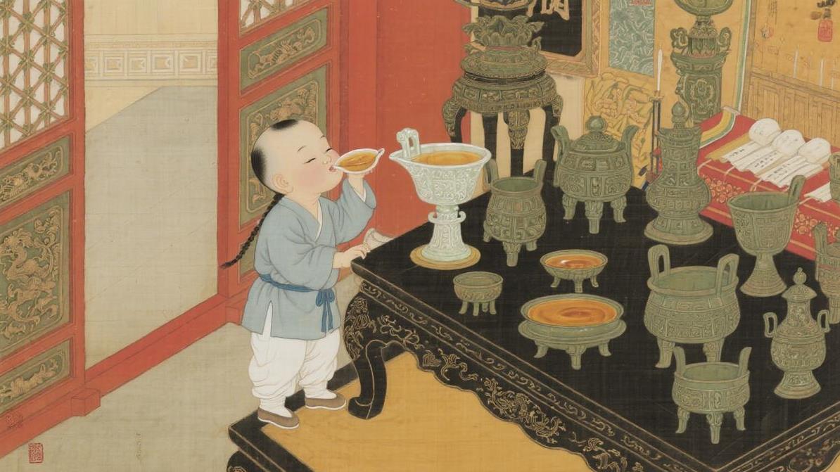 醉倒在祖宗牌位前，抱着牌位喊“大哥”如今熊孩子偷喝老爸的酒不算新鲜，古代皇孙