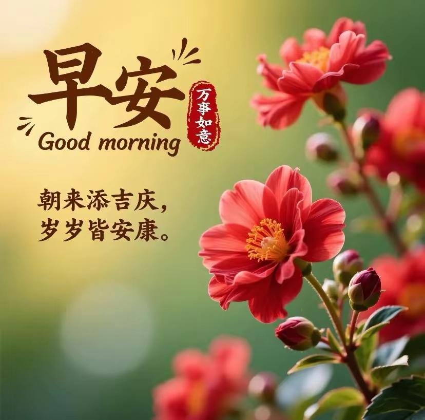 ☀️清晨问好，早安吉祥！真心感谢我所有的粉丝和友友们，一路温暖相守、暖心陪伴与