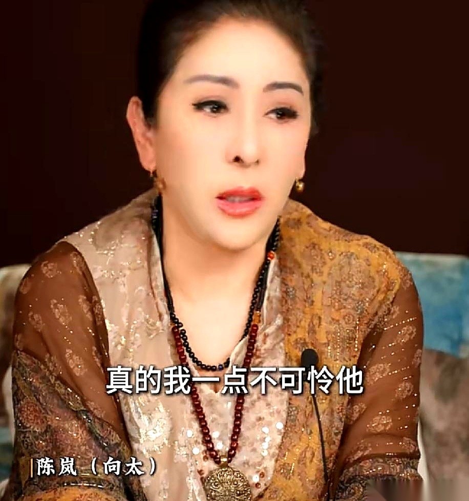 许家印跌落神坛、满头白发的消息传出后，向太陈岚毫不避讳地甩出了一句话：“我一点都不可怜他。”作为旁观