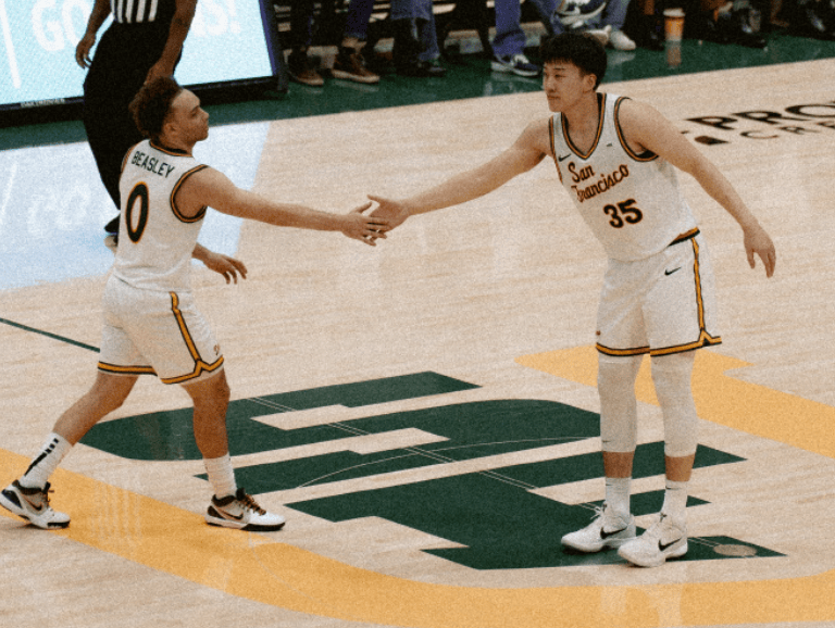 NCAA常规赛: 王俊杰9分&赵维伦4分, 旧金山98-53战胜UCSC