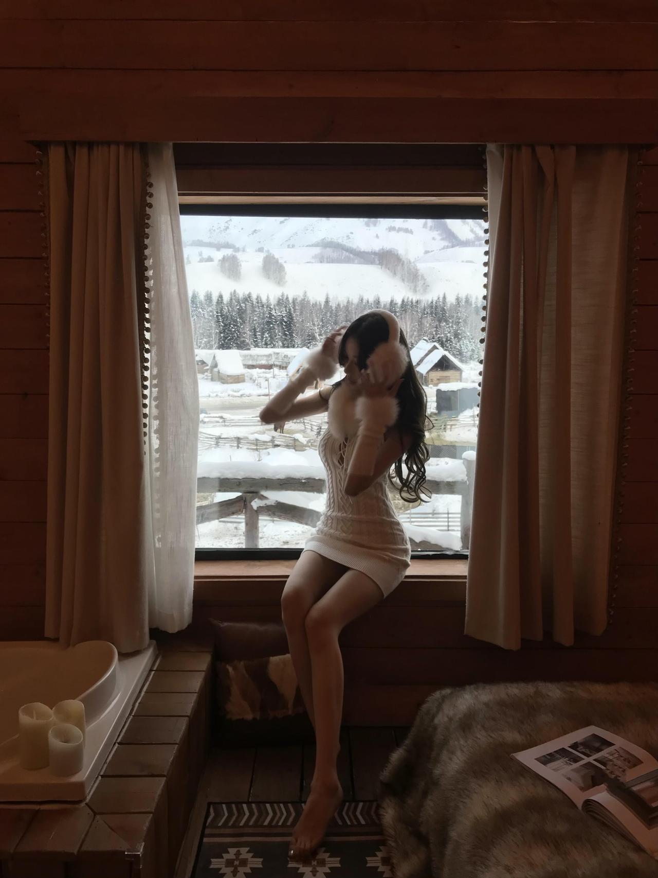 新疆漂亮的小木屋🛖❄️