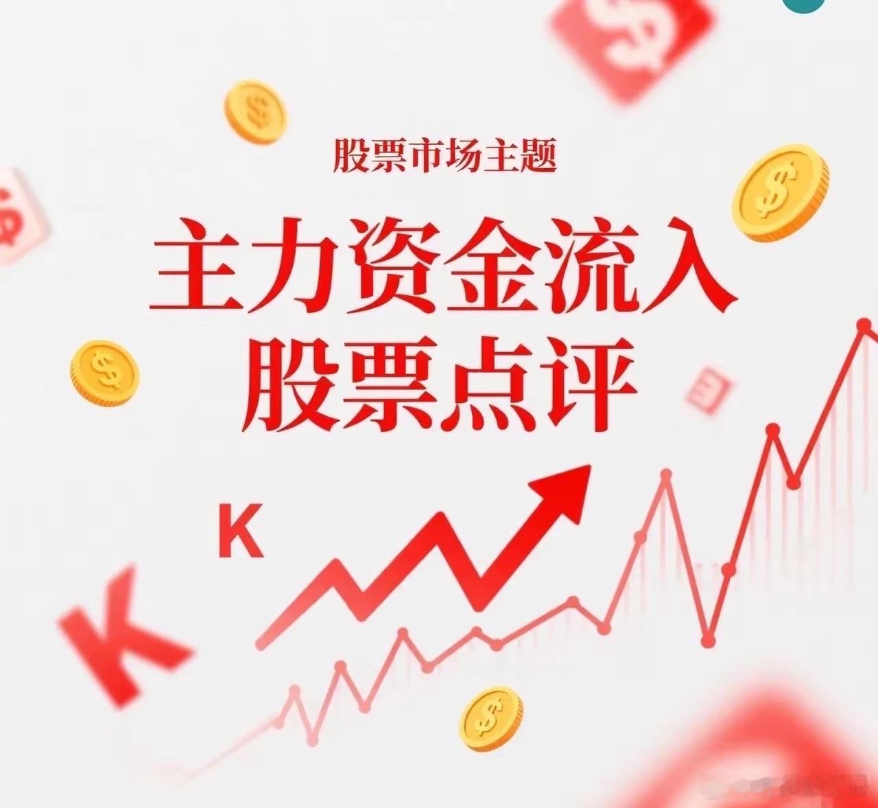 今日主力净流入前十榜单+主流热点板块+顶级游资最新动向一、今日主力资金净