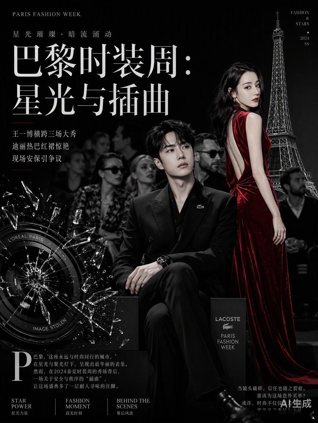 巴黎时装周这几天真是热闹，王一博一个人横跨三场大秀，被外媒调侃说是“他的时装周”，这排面确实够足。迪
