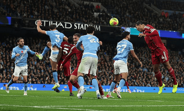 跟队: 利物浦已就范戴克对阵曼城进球被吹向PGMOL提出了申诉