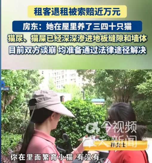 狮子大开口？6月11日报道，浙江嘉兴一名女子退租时，房东直接甩出近万元的赔偿清单