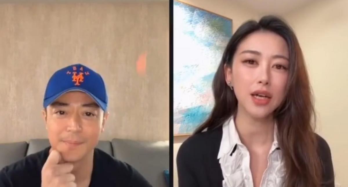 朱珠在品牌活动上直接点名霍建华，说他帅、大方、演技好，现场镜头切过去，霍建华没起