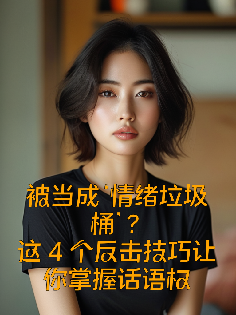 被当成‘情绪垃圾桶’？这4个反击技巧让你掌握话语权