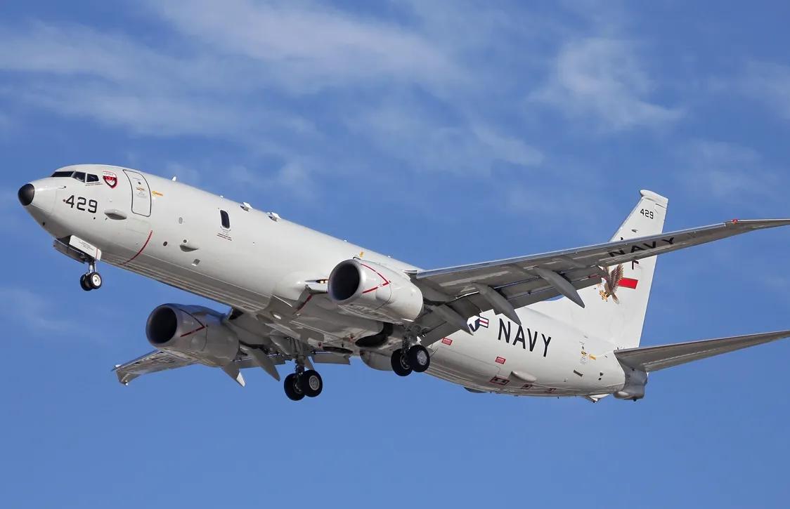 3月11日，美军一架P-8A“海神”反潜巡逻机从冲绳基地起飞，低高度飞行穿越台湾