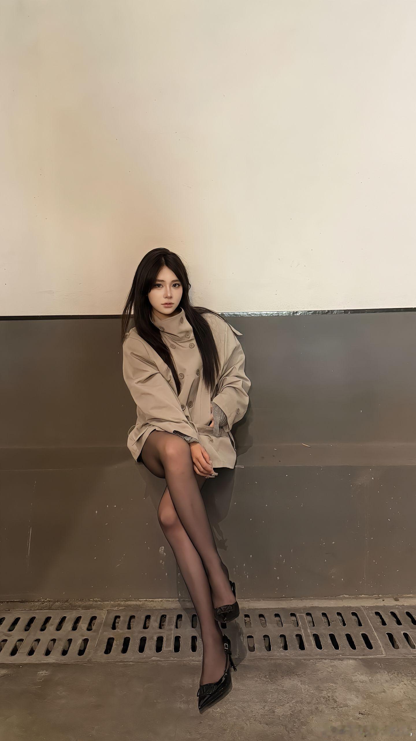 穿搭风衣美女精彩人像​​​