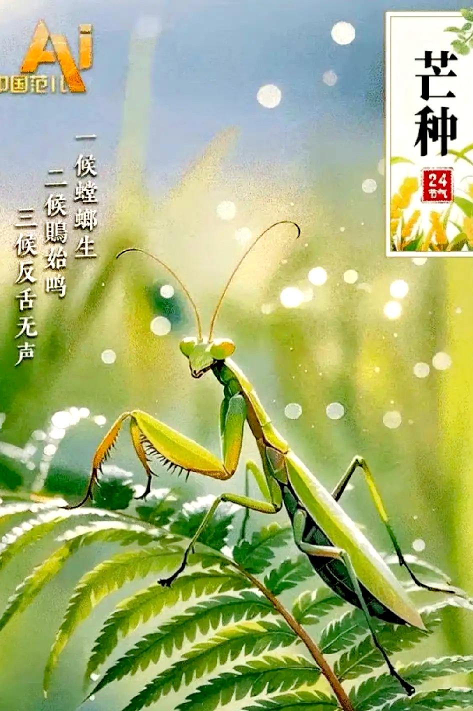 【原创作品】七律·芒种即事文/张和平薰风一夜熟平田，万顷金波