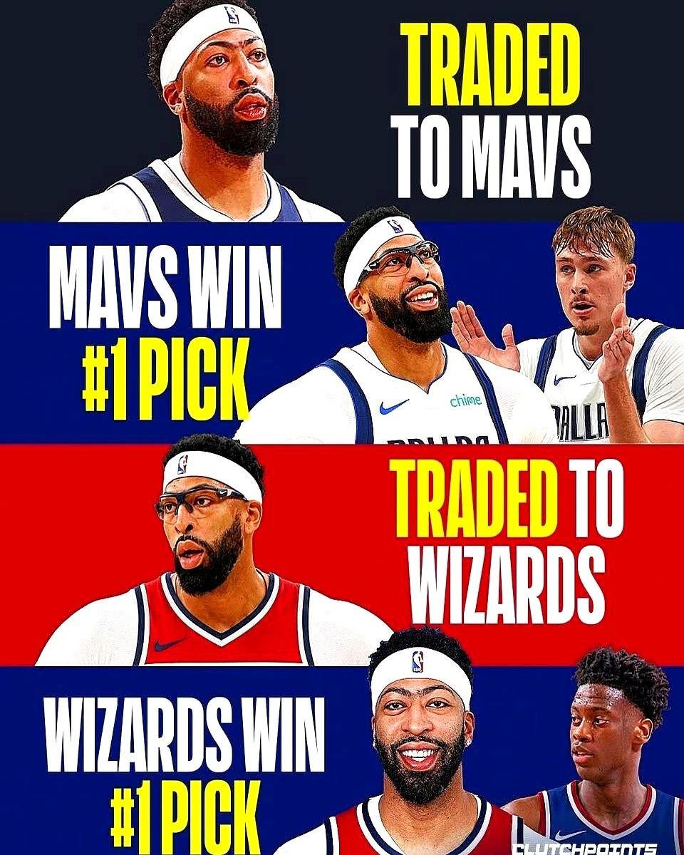 NBA这玄学，还有谁不服？刚被交易到奇才的浓眉哥，又“带”来一个状元签！奇才