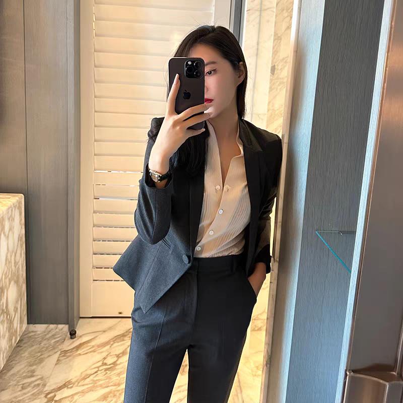 时尚职业套装三件套