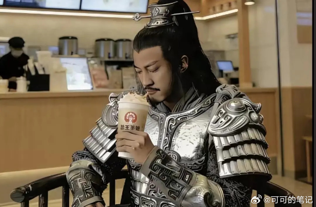 最佳代言人，出了就买！霸王茶姬，快接住这泼天的流量！正如何润东所言:人生马上巅峰