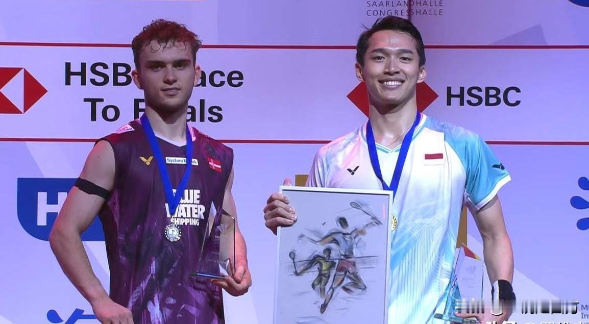 在德国进行的海露羽毛球公开赛落幕，丹麦球员拿到两冠，成最大赢家。男单决赛，印尼大