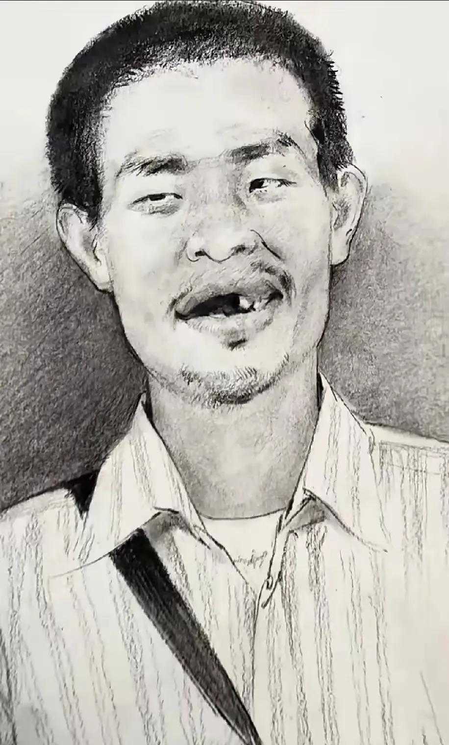 挺真实的一幅肖像画，却招致很多人的谩骂，这个我就不明白了，这人长什么样难道你就不