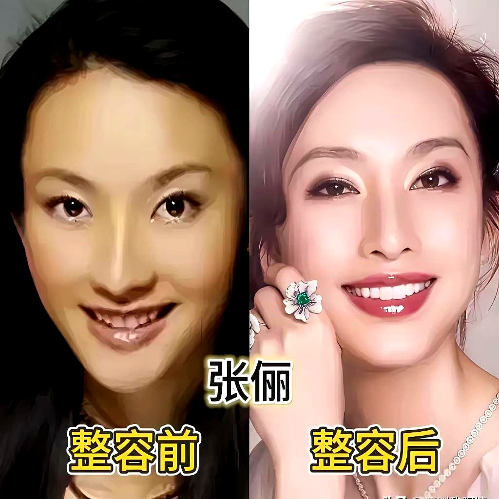 把沈梦辰和谢楠早期的老照片翻出来，再看看现在的模样，简直像换了个人，反差大到让人不敢认过去在娱乐圈，
