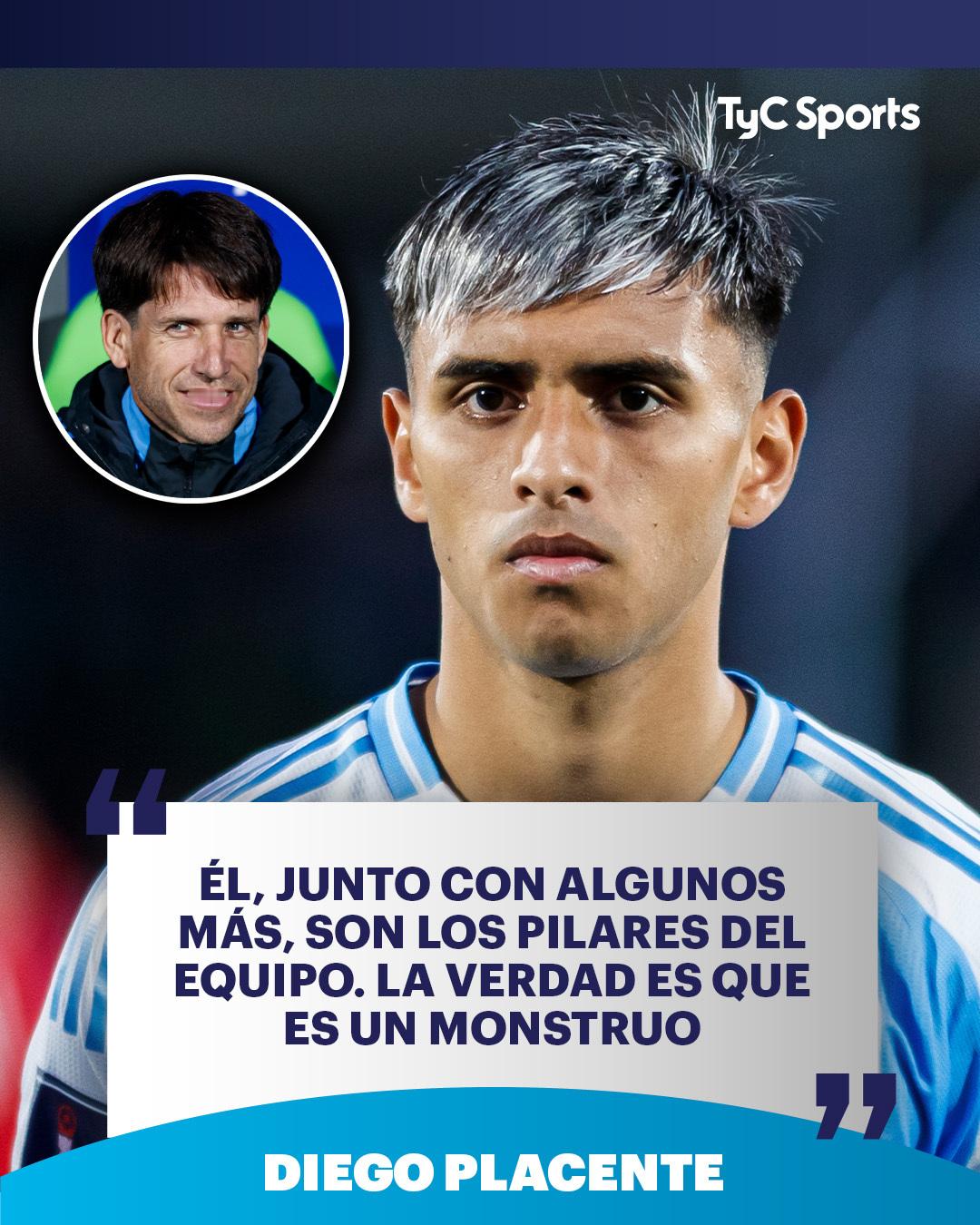 u20世界杯🎙🇦🇷普拉森特教练在淘汰哥伦比亚赛后盛赞博卡中场德尔加多：