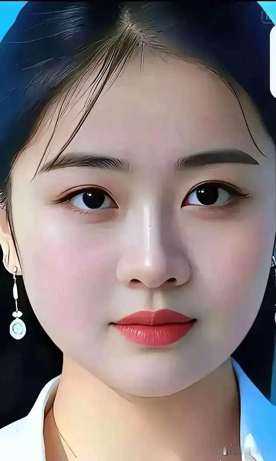 浣溪沙·秋波眉黛轻描入鬓柔，眼波如露漾清秋。玉垂耳畔影悠悠。不借铅华添媚