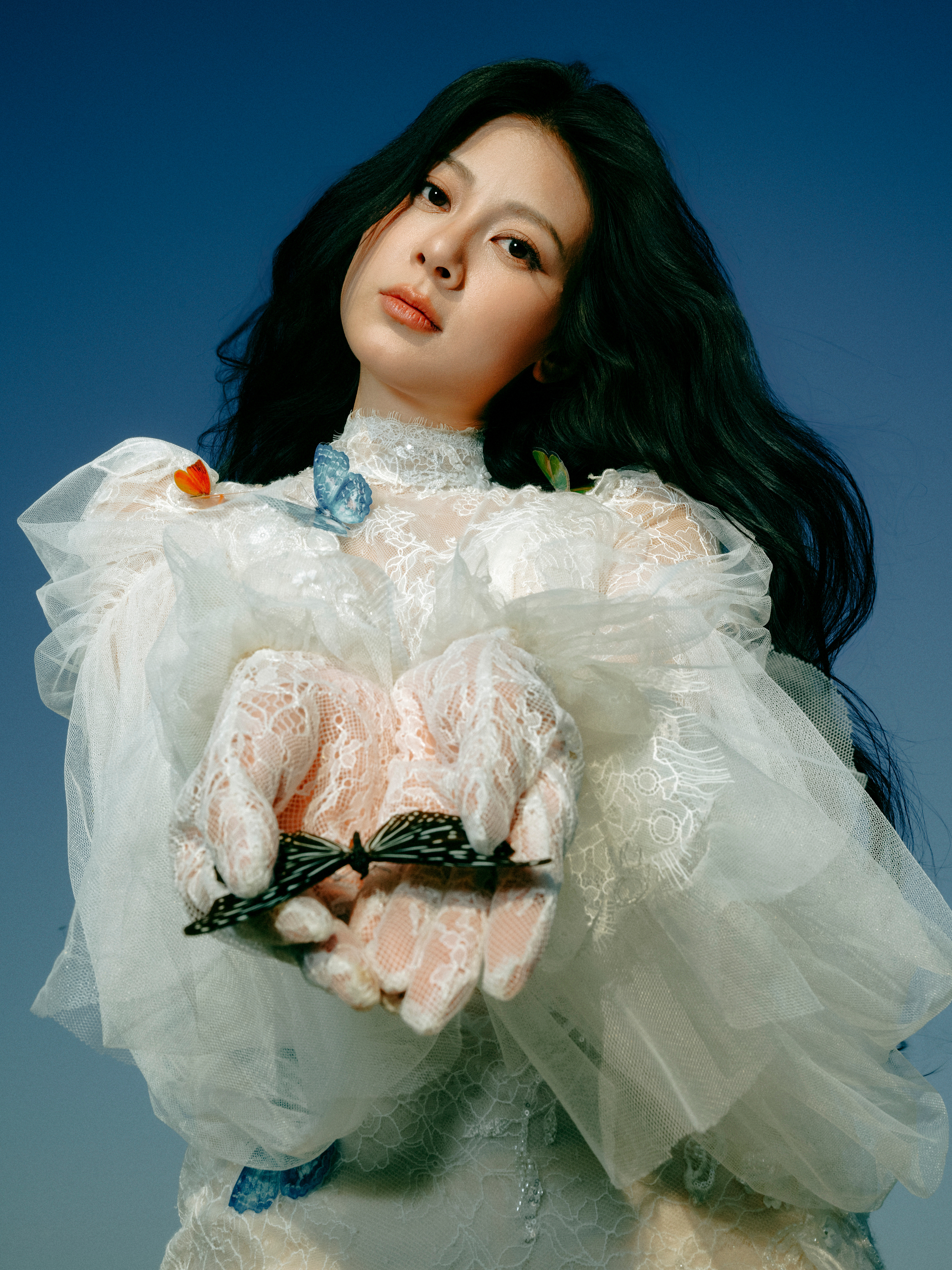 赵昭仪赵昭仪白蕾丝白裙白蕾丝攻速手套