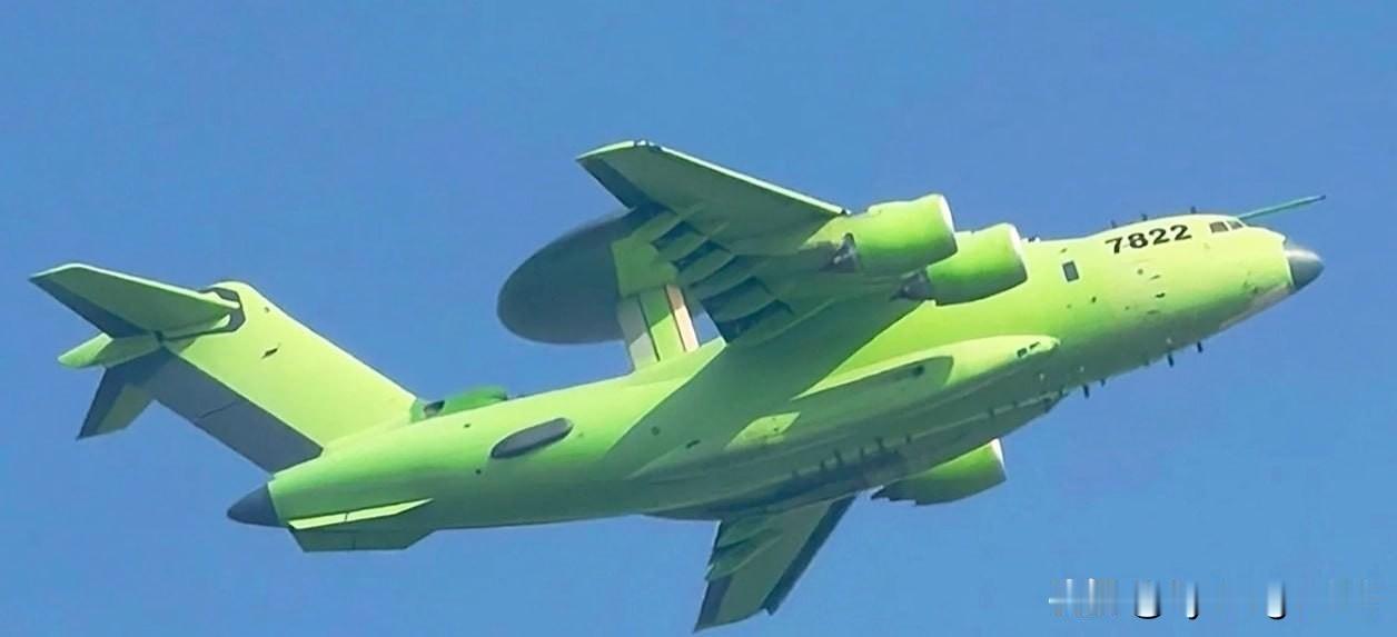 🇨🇳中国空警-3000（KJ-3000）预警机原型机（编号7822）全景照