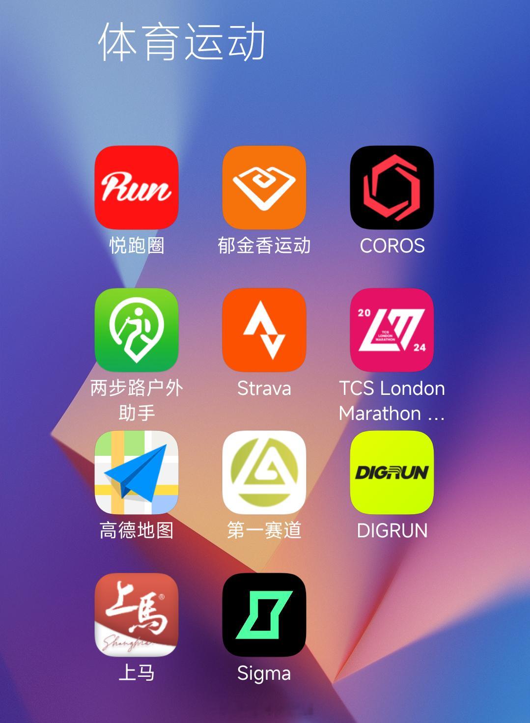 最近看到、听到一些在推DIGRUN、Sigma这些小众跑步记录软件的，被拿出