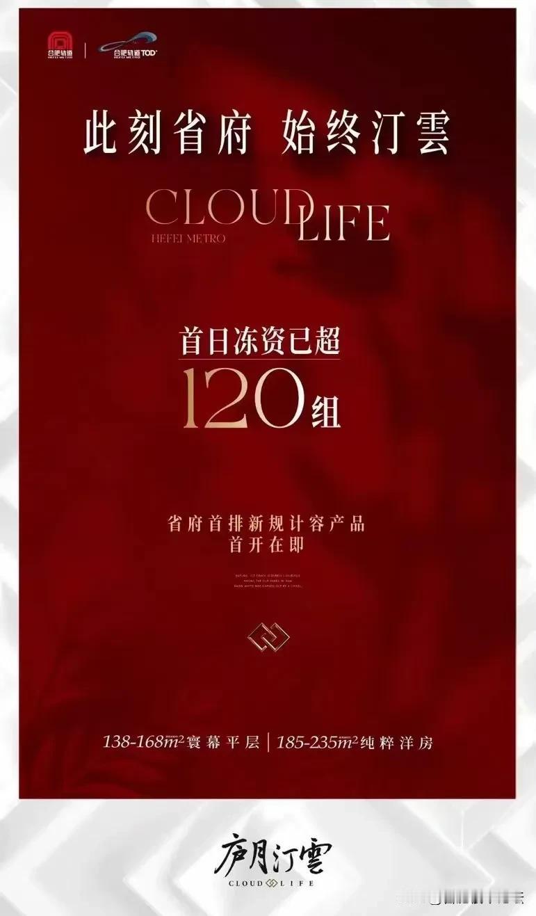 合肥买新房的是真多。滨湖省府这个盘首日冻资就超过120组。二手房一边卖一套比登