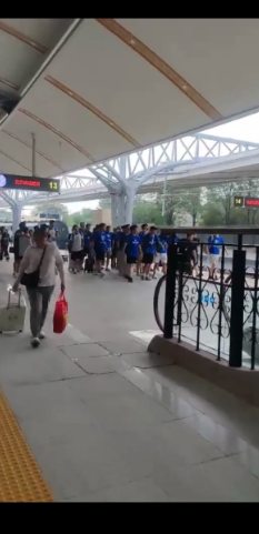 京沪德比申花球迷远征，浩大气势占领北京南从前方消息得到，此次申花球迷作客工体