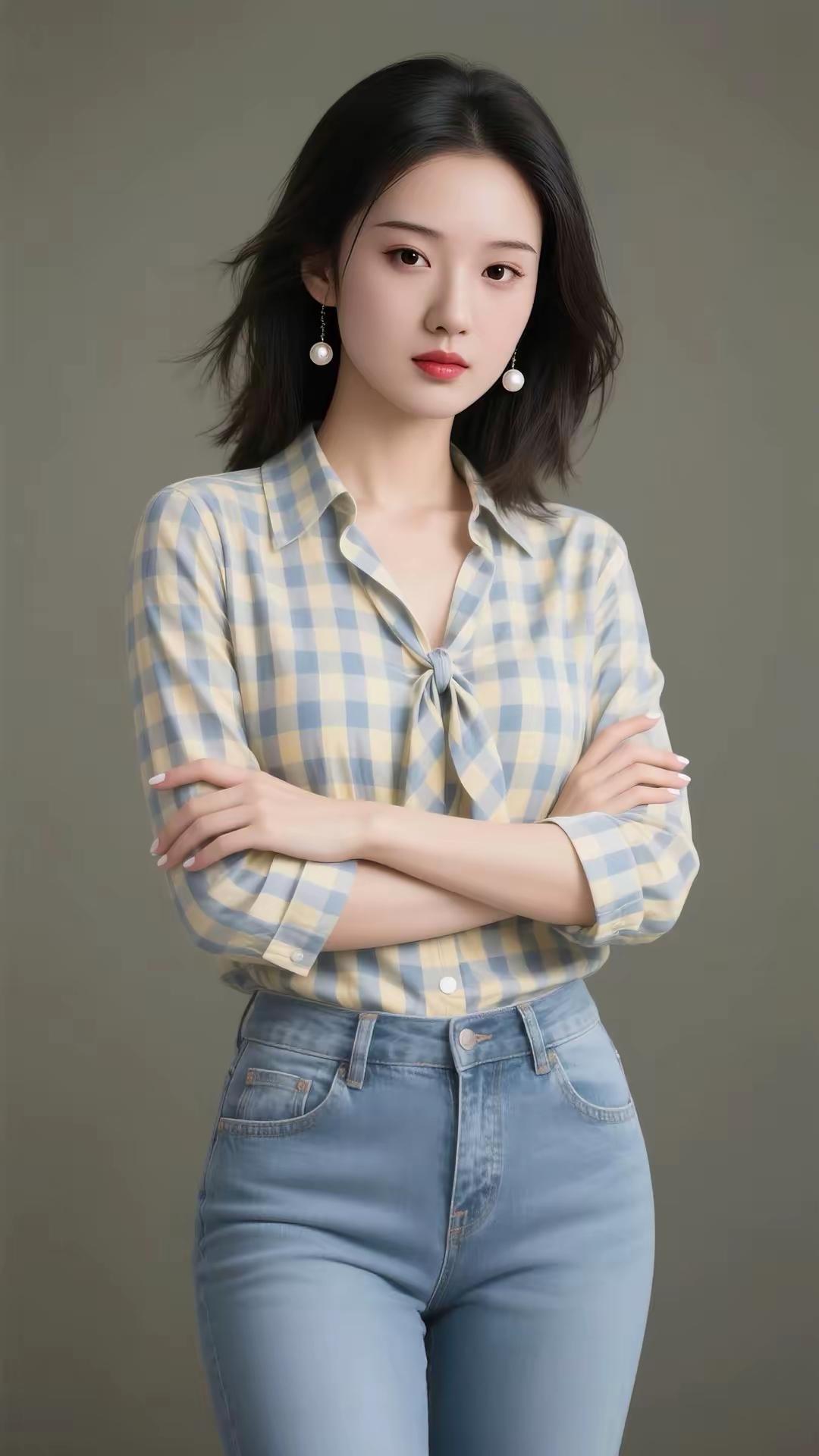 这就是常说的高冷美女了吧？