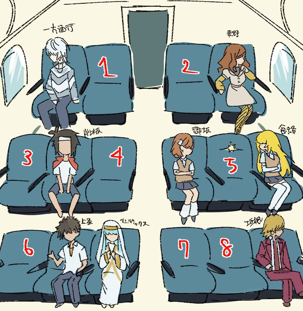 "飞机上你会选择哪个座位呢"