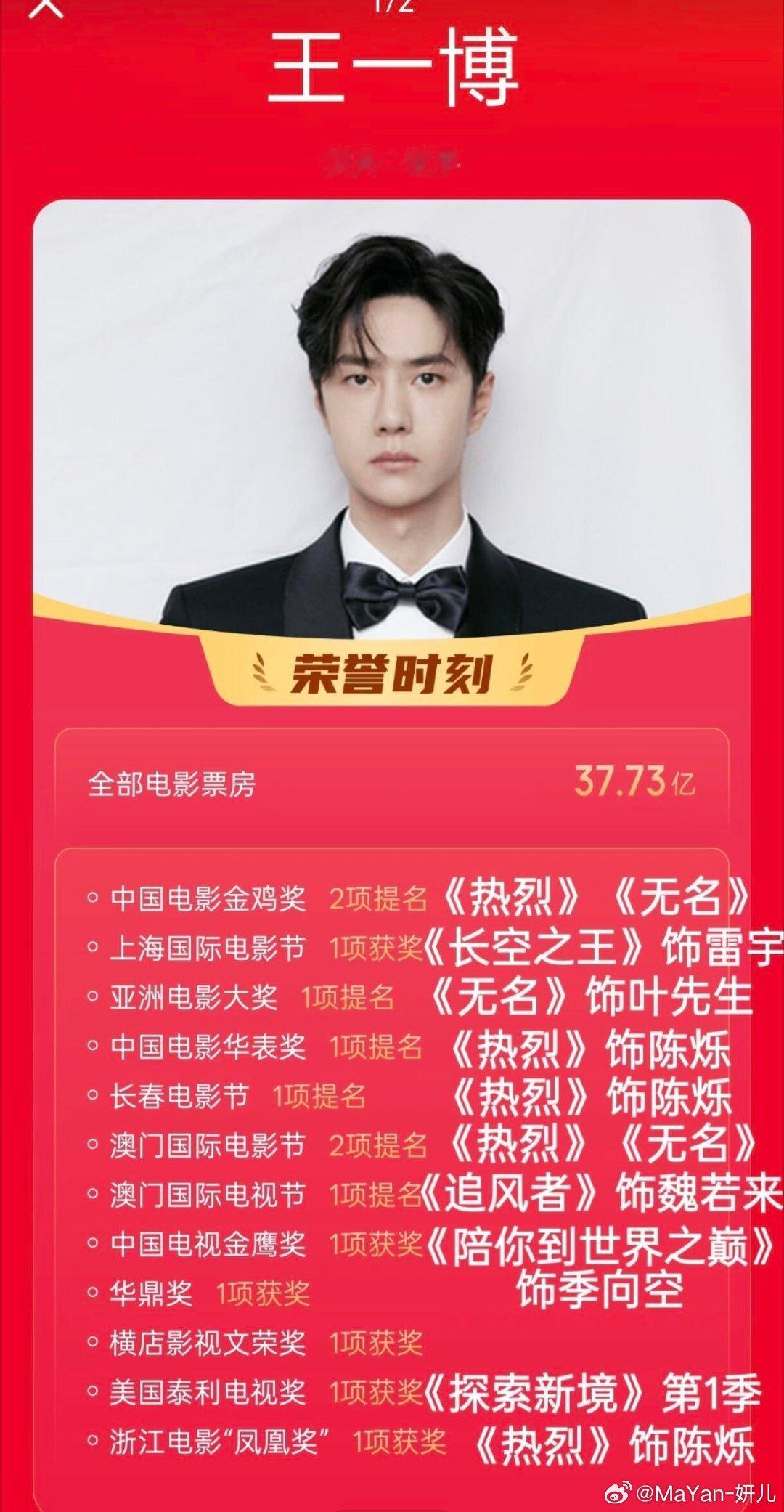 时间来到2026年，各大集团的代表作依然是王一博的作品！王一博出品部部精品的含金