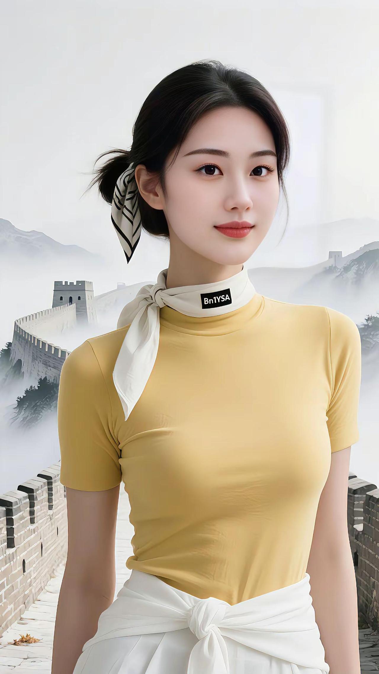 长城为幕，温柔为底色，这组穿搭我真的爱了💛日常穿搭国风氛围感写真