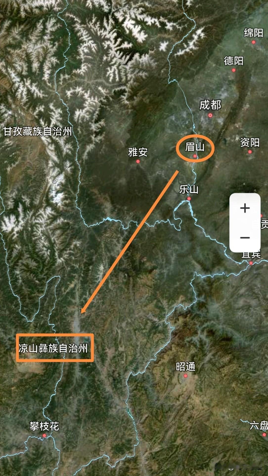 仍为付市，从眉山到凉山是拔提用重吗？眉山市，享有“中国诗书城”的美誉。总面积7