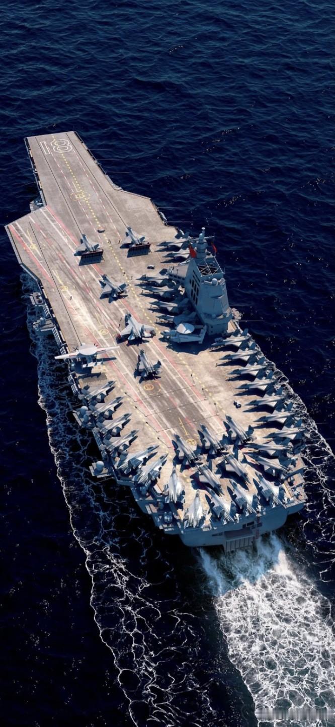 攻守易形了，福建舰入列，的确值得骄傲和自豪！从此过河要摸的石头没有了，前方山高路