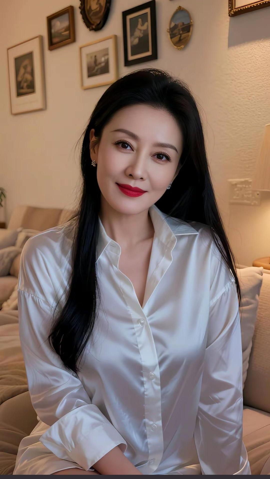 红妆美人坐，白衣映秋光。