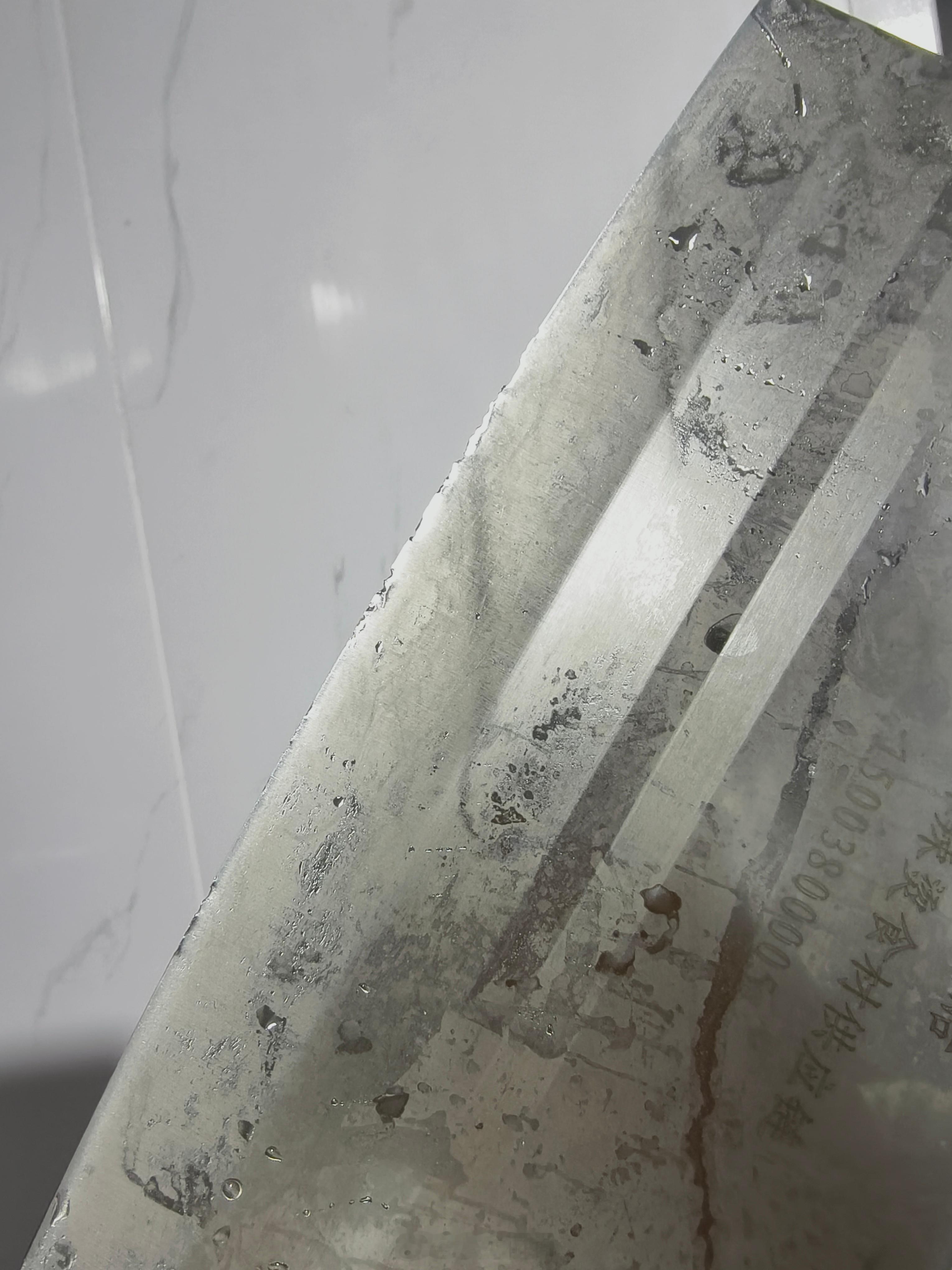 剁肉时候的我真帅，洗刀一看，好家伙开刃了[捂脸哭]​​​