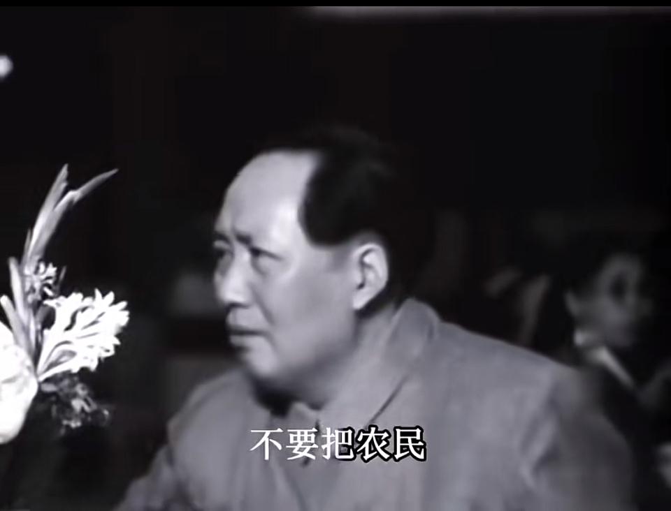 毛主席语录：“不要把农民这两个字忘记了。这两个字忘记了，就是读100万册马克思主