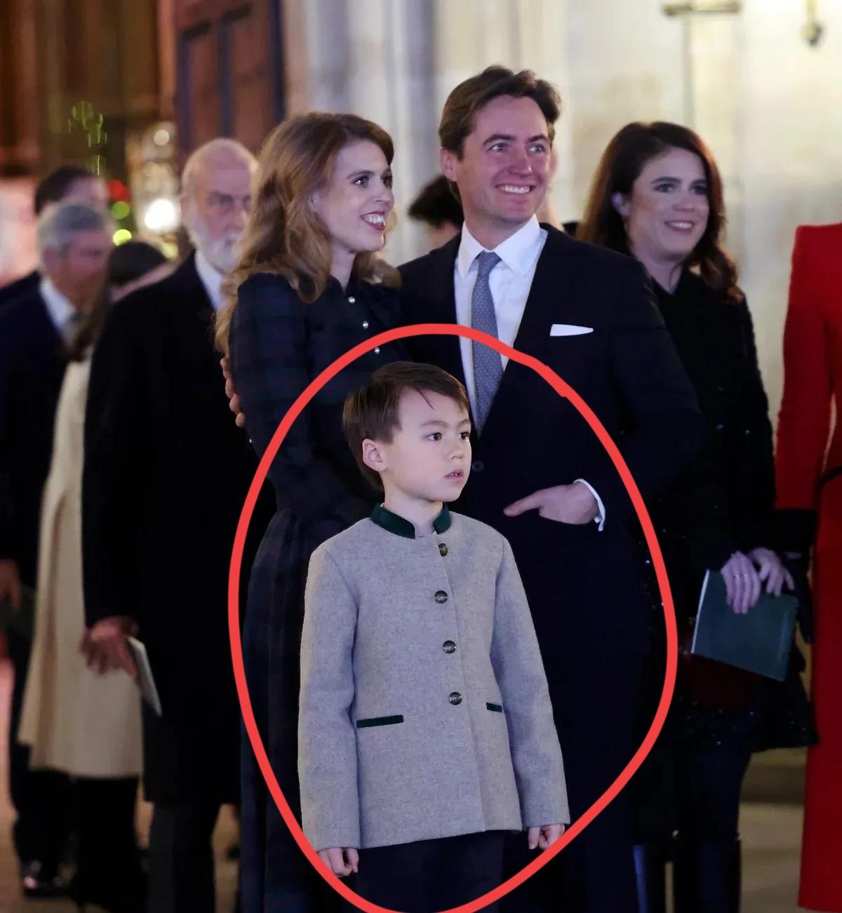 这个孩子，果然是王室的“道具”！英王室的聚会中，这两年都会出现一位“格格不入”