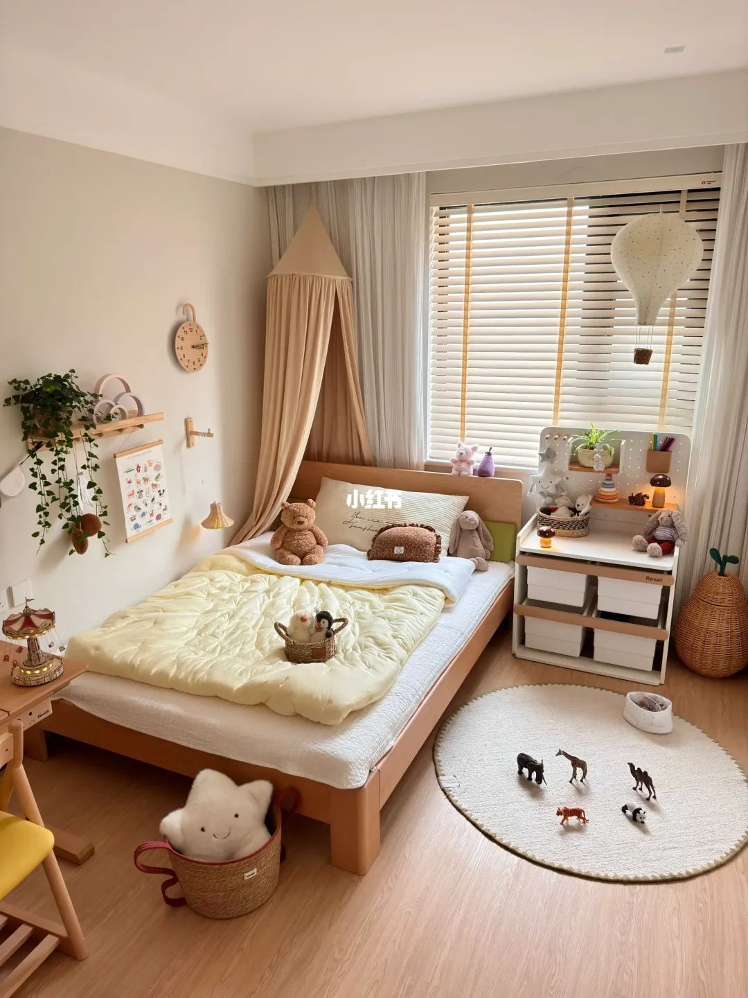 等我小了,也要住这样的儿童房🏕️