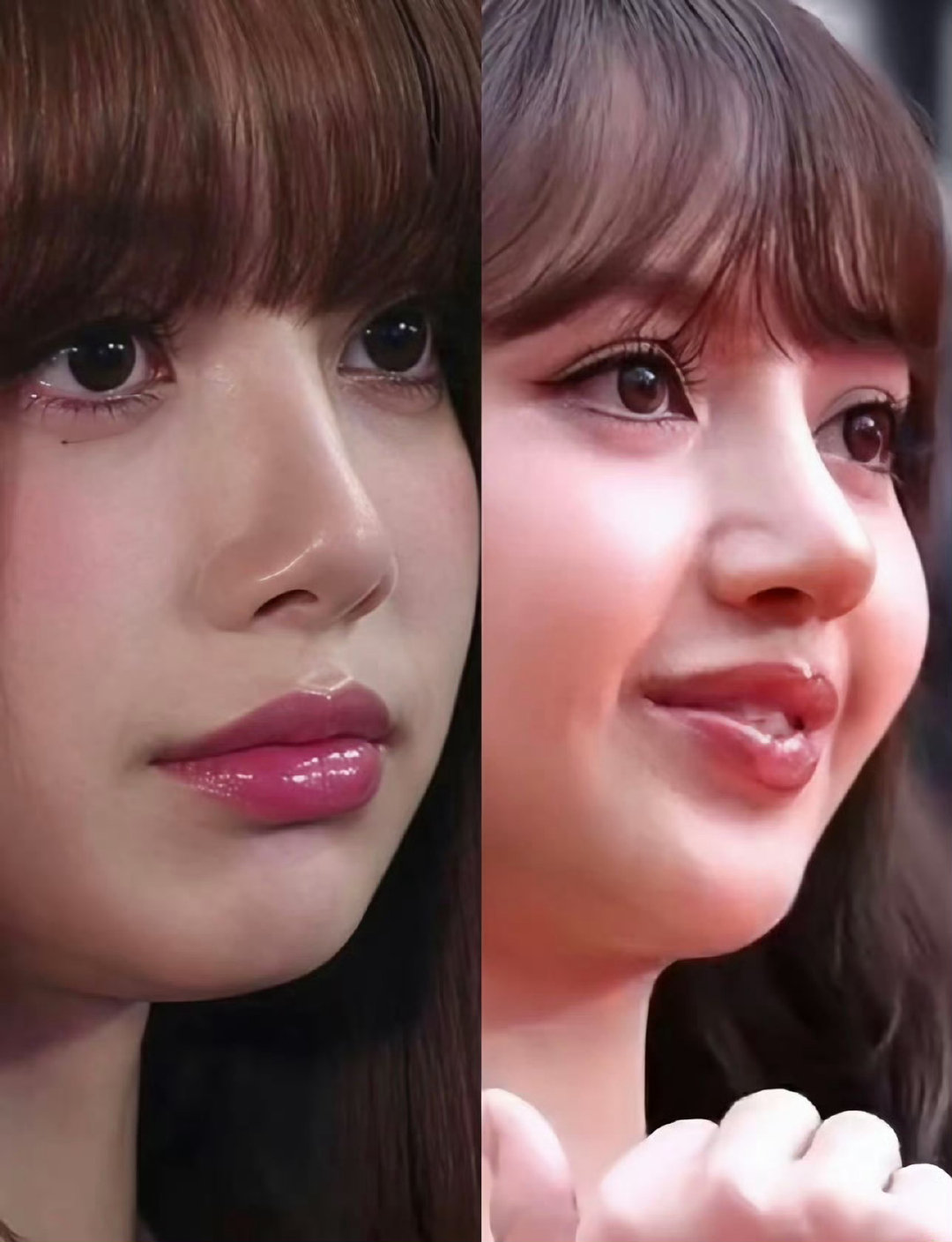 Lisa之前的2.0鼻子多好看啊，比刘亦菲的鼻子还要优越，尤其是2024年时期简直就是颜值巅峰，搞不