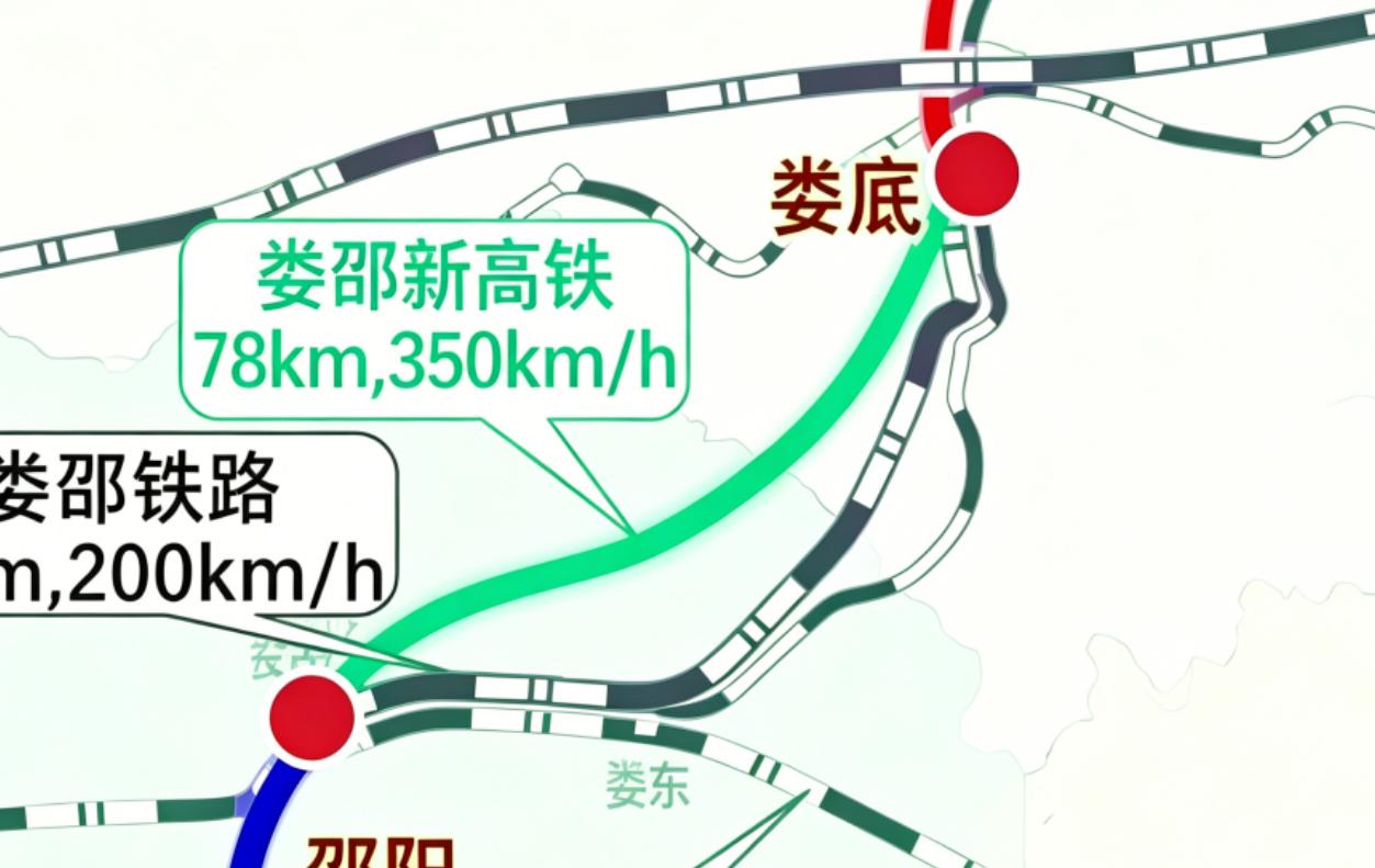 8月5日，邵阳市发改委在回复网友关于娄邵高铁采用350km/h西线方案的建议时，