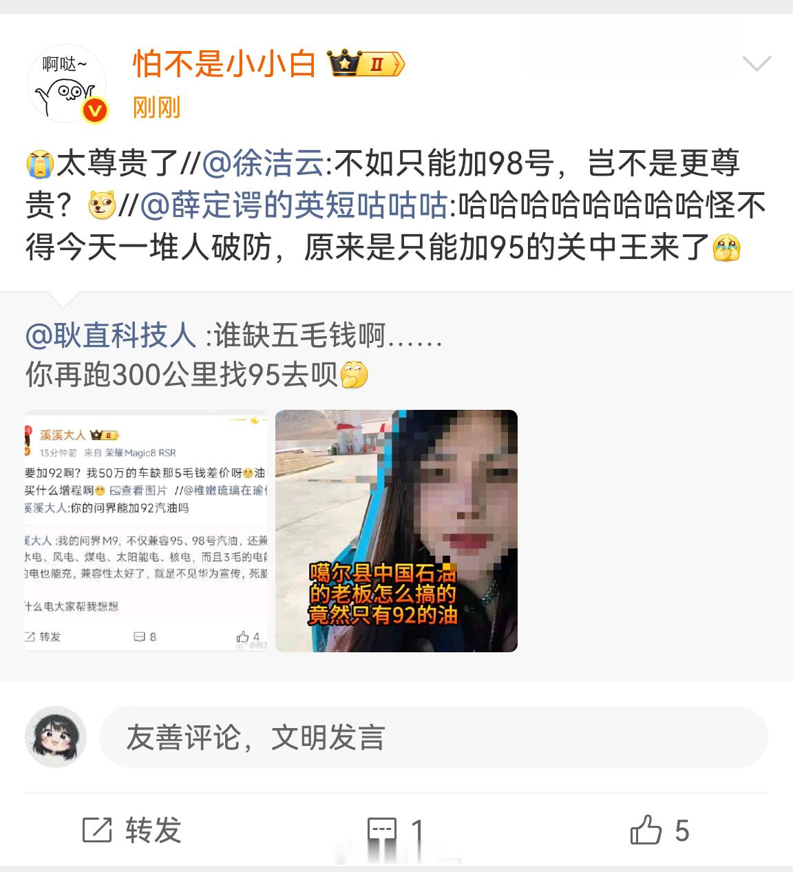 对啊，法拉利Purosangue就是只能加98，你说是不是更尊呀