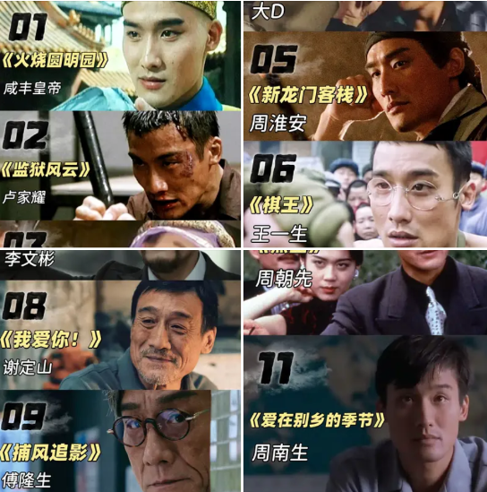 梁家辉是华语电影演技的天花板，其他只能争当老二……